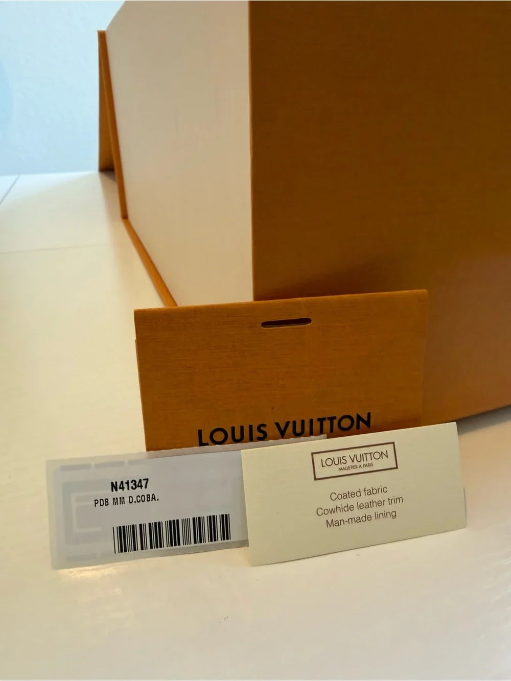Louis Vuitton Orange Box with Black Logo